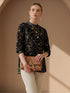 IVANKA TOP (BLACK GOLD)